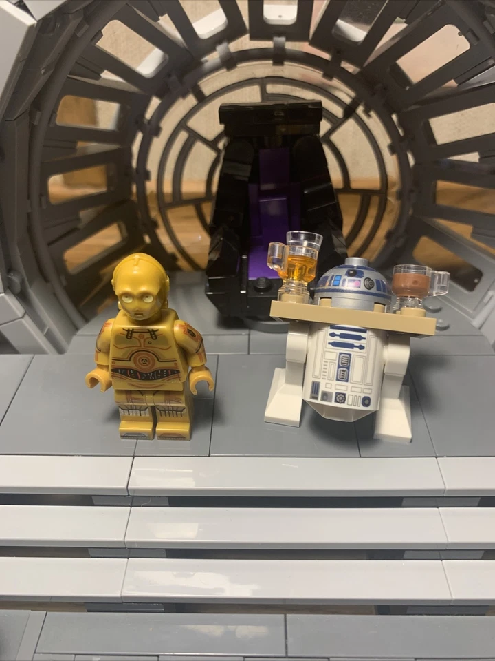 C-3PO & R2-D2 w/ drink server  LEGO Star Wars 75397 UCS Jabba's Sail Barge (b3) - Image 1 of 2