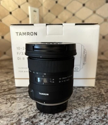 Tamron Wide Angle Lens B023 10-24mm F/3.5-4.5 II HLD Di VC for Nikon New - Image 1 of 3