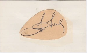 SIGNED 3x5 INDEX CARD OF TOM TRESH (DECEASED 2008)! GREAT AUTOGRAPH! - Picture 1 of 1