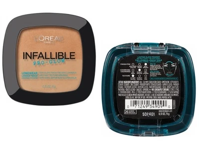 Pack of 2 L'Oreal Paris Infallible Pro Glow Lasting Glow Powder, Sun Beige (26) - Image 1 of 4