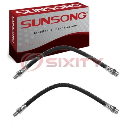 Mangueras hidráulicas de freno trasero Sunsong 2 piezas para Mercedes-Benz 350SDL uf 1990-1991 Foto 1 de 4