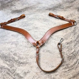 Circle Y Leather Breast Collar - Picture 1 of 1