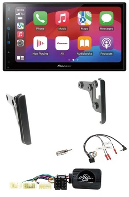 Pioneer DAB USB Lenkrad Bluetooth 2DIN Autoradio für Toyota RAV 4 2001-2005 - Bild 1 von 4