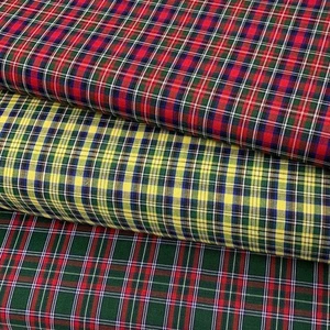 Tessuto Tela Tartan 50 Cm 5640 - Foto 1 di 20