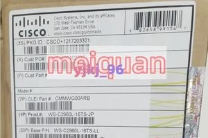 Brand new CISCO WS-C2960L-16TS-LL  Via FedEx or DHL• - Picture 1 of 2