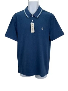 Original Penguin Classic Logo Polo Shirt, Mens T Shirt Size Medium, Navy, New - Picture 1 of 12