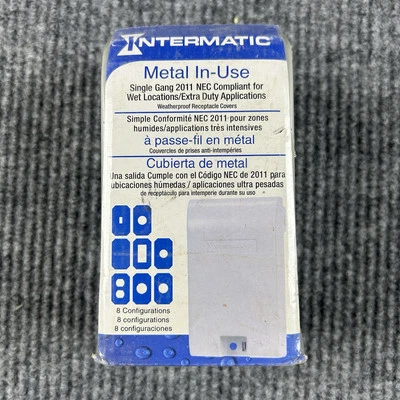 Intermatic WP1010MXD Metal In-Use Weatherproof Box Cover Single Gang Receptacle - Image 1 of 4