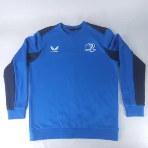 Camisa de Rugby Leinster Para Hombres XL Pullover Cuello Redondo Rugby Irlandés Castore Bank Irlanda - Imagen 1 de 11