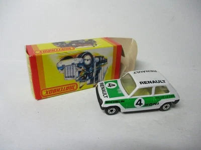 Matchbox Lesney Superfast SF21 Renault 5TL - blanco, tampo, interior AMARILLO, en caja Foto 1 de 2
