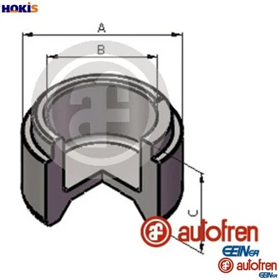 PINZA FRENO PISTÓN D025519 PARA ALFA ROMEO 1750-2000 ALFETTA/GT 90 GTV LEXUS Foto 1 de 4