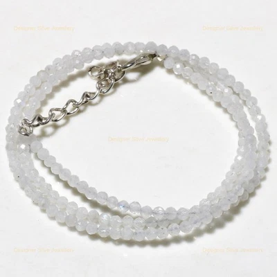 Oferta de Halloween Collar de Cuentas de Noviembre Topacio Natural Redondo Plata de Ley 925 Foto 1 de 4