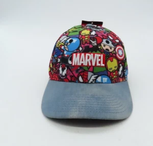 Marvel  All Over Print Embroidered Adjustable Multicolor Strap Back Hat Cap - Picture 1 of 11