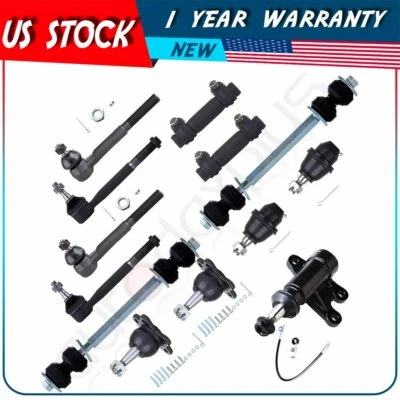 For 1995-1999 Chevrolet K1500 Suburban 13Pcs Ball Joints Sway Bar Tie Rod End - Image 1 of 4