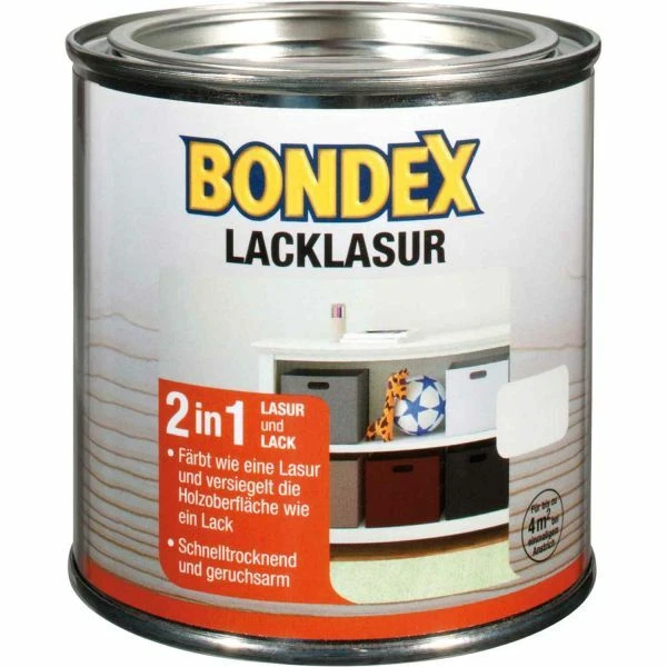 (11,73€/L) Bondex Holzmöbel Lacklasur 2in1 Lack + Lasur Möbellack  - Bild 1 von 1