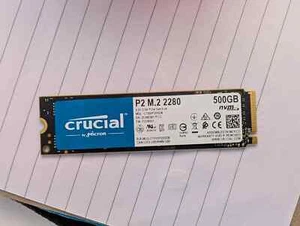 Crucial P2 500GB M.2 PCIe Gen3 NVMe Internal SSD - Up to 2400MB/s - CT500P2SSD8 - Picture 1 of 1