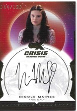 CZX DC Crisis on Infinite Earths - Nicole Maines Autograph - NM-NN - 44/130