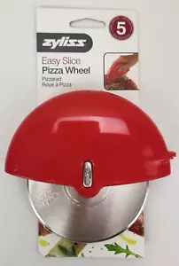 Zyliss Easy Slice Pizza Wheel Red Plastic Handle NIP - Picture 1 of 3