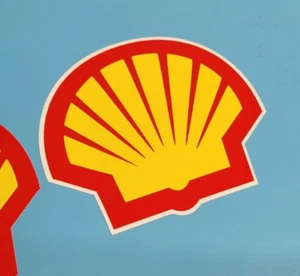 SHELL Modern Logo Race Car STICKER 8.5" F1 Race Rally GP Racing Formula One - Picture 1 of 1