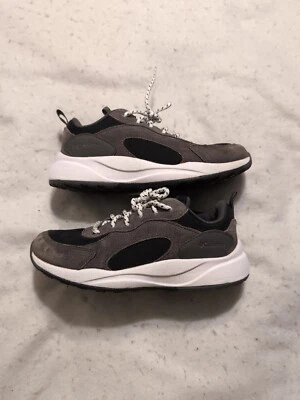 Columbia Gray Black Lace Up Sneakers Youth Boys Size 3 - Image 1 of 4