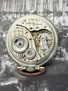 Stunning Elgin B.W. Raymond pocket watch winding indicator Grade 494 23J 16S - Picture 1 of 5