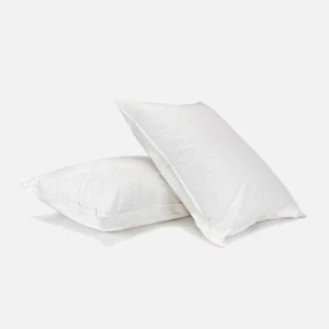 1 pc White Goose Down Feather Bed Pillows Standard Queen King Size Pillow - Picture 1 of 2