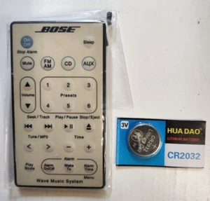 Bose Wave Musiksystem Fernbedienung für AWRCC1 AWRCC2 Radio/CD weiß neu - Bild 1 von 7