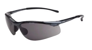 BOLLE CONTOUR Dark Gun Frame Grey Polarised Lens - Soft Drawstring Pouch - Picture 1 of 1