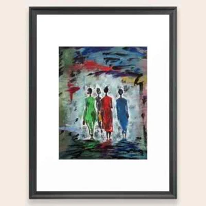 'Sunday Brunch', Framed, Art Print, Black, Decor, Fine Art - Picture 1 of 3