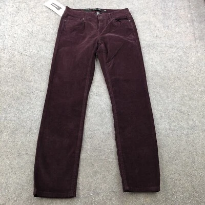 Calça Calvin Klein Feminina 8x 30 Marrom Ultimate Skinny Cintura Baixa Veludo - Imagem 1 de 4
