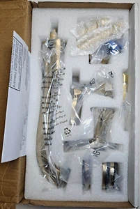 Delta T5776-CZ-PR-WL Stryke Double Handle Wall Mounted Tub Filler Trim Champagne - Picture 1 of 7