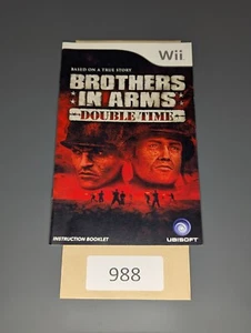 Brothers in Arms: Double Time (Nintendo Wii, 2008) **SOLO MANUAL** - Imagen 1 de 1