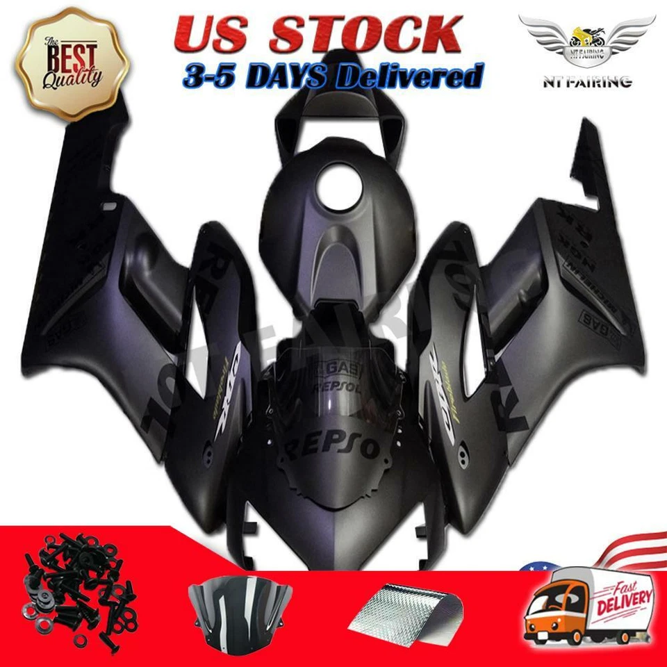 Carenado molde inyección NT negro Repsol apto para ABS Honda CBR 1000RR 04-05 q093 Foto 1 de 4