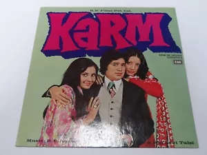 R.D. Burman Karm OST Vinyl LP Record Bollywood Hindi 1977 Indian - Picture 1 of 7