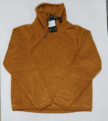 Толстовка с капюшоном Nike Therma флисовая с длинным вырезом CZ3723 857 светло-коричневая/черная новая WMN'S размер M - Изображение 1 из 4