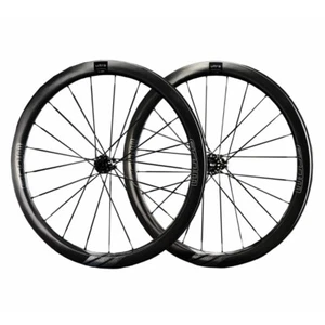 Carbon Road bike Wheelset Width 25/28mm Depth 45mm 700c Glossy Disc brakes - Picture 1 of 14