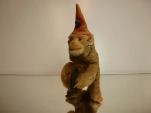 VINTAGE HAIRY MONKEY APE with CYMBALLS WINDUP - H22.0cm RARE - POOR CONDITION - Imagen 1 de 6