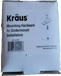 NEU Kraus Unterbau Montage Hardware Installationsset Küchenspüle KP22000 - Bild 1 von 2