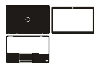 Laptop Sticker Skin Decal Carbon fiber Cover for Dell Latitude E7240 12"  - Image 1 of 4