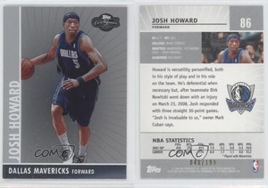 2008-09 Topps Co-Signers Silver /199 Josh Howard #86