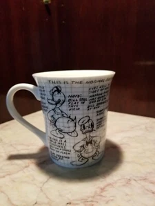 Taza de cerámica del pato Donald de 11 oz colección de bocetos de Disney - Imagen 1 de 5