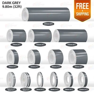 DARK GRAY PIN STRIPE Car Model Bike Streamline Adhesive TAPE Decal Vinyl Sticker - Picture 1 of 27