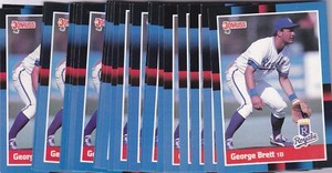 1988 DONRUSS BASEBALL LOT (23) GEORGE BRETT #102 ROYALS NMMT *L6503