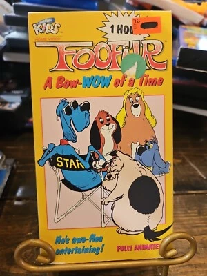 Foofur - A Bow-WOW of a Time! VHS 1986 Video Children's Kids' Animated Cartoons - Image 1 of 4
