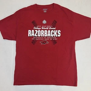 Razorbacks 2022 NCAA Men’s College World Series ‘Greatest Show On Dirt’ Shirt - Picture 1 of 7
