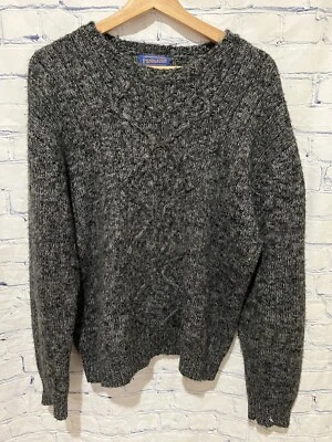Suéter masculino Pendleton cinza lã/acrílico 29685 tamanho médio  - Imagem 1 de 4