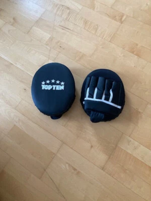 NEUWERTIG TOP TEN Handpratzen Basic - gerade, schwarz Pratzen - Bild 1 von 2