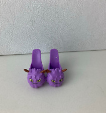 Monster High Doll Clawdeen Wolf Dead Room Howl Purple Slippers Shoes