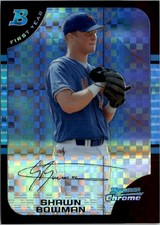 2005 Bowman Chrome X-Fractors #287 Shawn Bowman /225