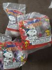 Lot Of 3 Wendy's Kids Meal Snoopy Peanuts Woodstock Calander Rare Snoopy 2000