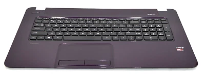 HP Pavilion 15-E Palmrest Touchpad Keyboard Assembly Regal PURPLE 719870-001 - Image 1 of 4